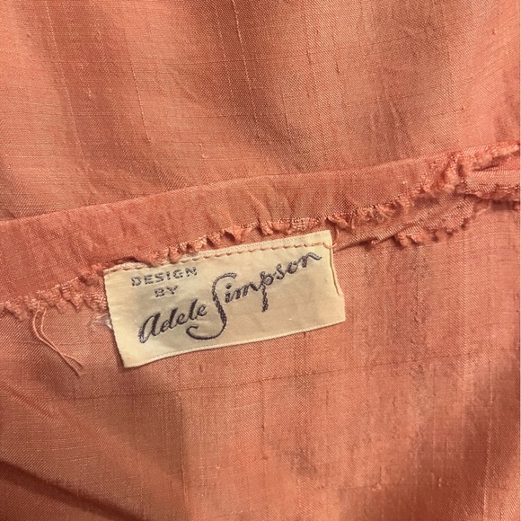 VINTAGE RARE Adele Simpson 40s skirt set - Picture 10 of 10